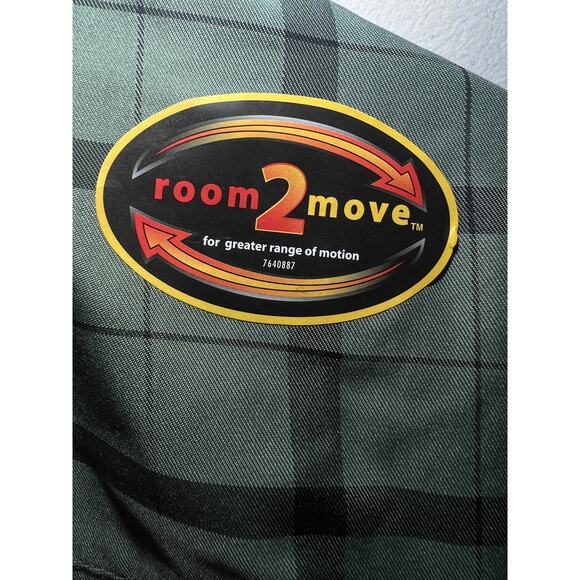 Wrangler Technical Long-Sleeve Work Shirt for Men - Green Check - L - Picture 5 of 9